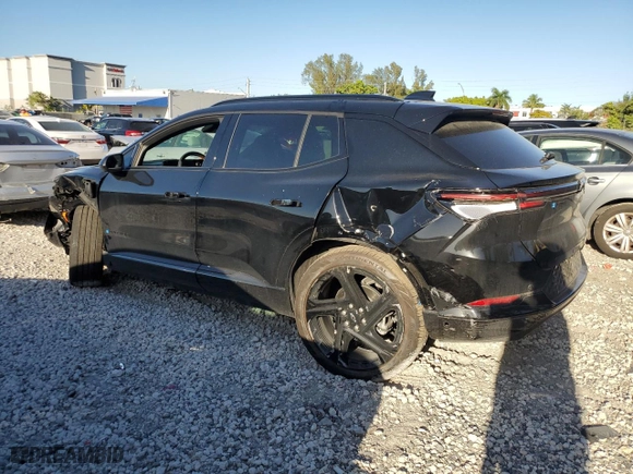 2024 Chevrolet Equinox EV RS with VIN 3GN7DNRP4RS222960, listed as a Copart auction lot 47896605 with 6,511 mi miles and Salvage Title. Bid and sale history available at carsss.com. Image 2.