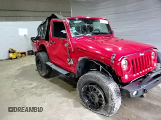 2014 Jeep Wrangler Sport with VIN 1C4AJWAG6EL139619, listed as a Copart auction lot 54935445 with 79,001 mi miles and Salvage title. Bid and sale history available at DreamBid. Image 14.