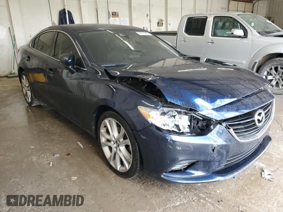 2017 Mazda Mazda6 Touring with VIN JM1GL1V5XH1121057, listed as a Copart auction lot 53736285 with 114,843 mi miles and Salvage Title. Bid and sale history available at carsss.com. Image 4.