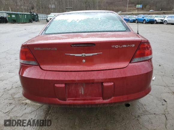2005 Chrysler Sebring Touring with VIN 1C3AL56R55N662363, listed as a Copart auction lot 47885785 with Not provided miles and Salvage title. Bid and sale history available at DreamBid. Image 6.
