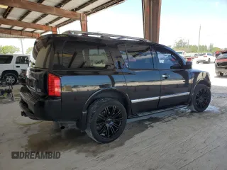 2008 Infiniti QX56 z VIN 5N3AA08D48N901835, wystawiony jako Copart lot #57512205 z przebiegiem 234 514 mil mil oraz Szkoda całkowita • Salvage title. Historia ofert i sprzedaży dostępna na DreamBid. Obrazek 3.