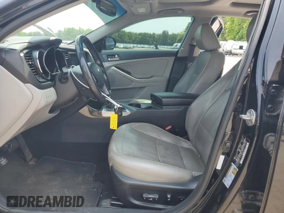 2013 Kia Optima EX with VIN 5XXGN4A72DG120387, listed as a Copart auction lot 59125265 with 150,083 mi miles and Salvage title. Bid and sale history available at DreamBid. Image 7.