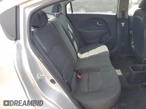 2014 Kia Rio LX with VIN KNADM4A38E6384696, listed as a Copart auction lot 58718174 with 121,760 mi miles and Salvage Title. Bid and sale history available at DreamBid. Image 10.