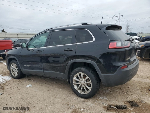 2019 Jeep Cherokee Latitude with VIN 1C4PJLCBXKD428521, listed as a Copart auction lot 46056055 with 139,937 mi miles and Salvage Title. Bid and sale history available at carsss.com. Image 2.
