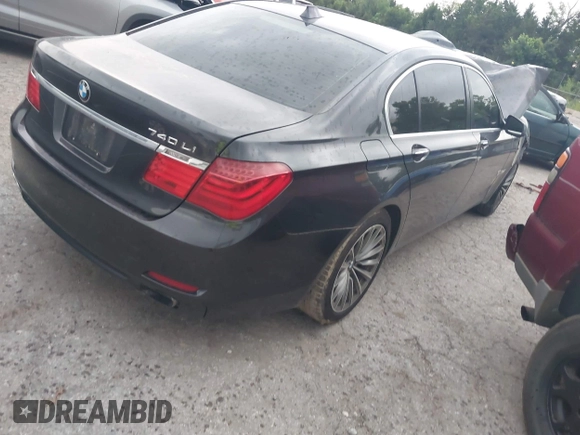 2012 BMW 7 Series 740Li with VIN WBAKB4C54CC576515, listed as a IAAI auction lot 42425218 with Not provided miles and . Bid and sale history available at DreamBid. Image 4.