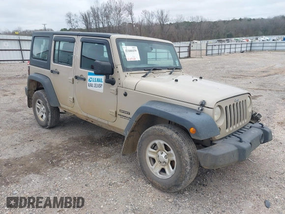2016 Jeep Wrangler Unlimited Sport RHD with VIN 1C4BJWKG2GL272707, listed as a IAAI auction lot 41446439 with 133,968 mi miles and . Bid and sale history available at DreamBid. Image 1.