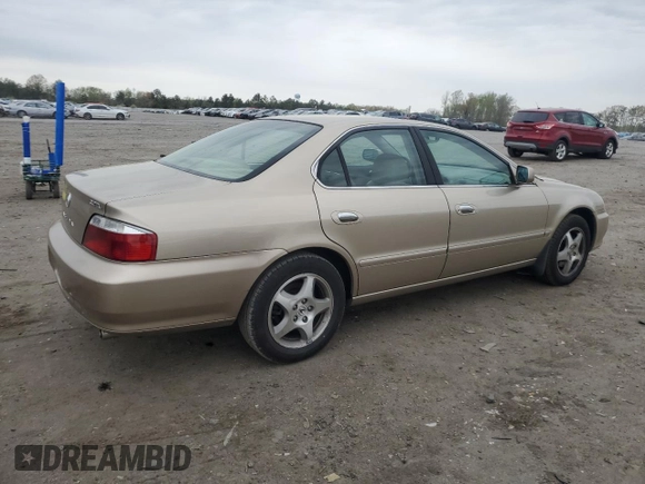 2003 Acura TL with VIN 19UUA56623A062121, listed as a Copart auction lot 52780285 with 219,642 mi miles and Salvage Title. Bid and sale history available at carsss.com. Image 3.