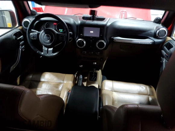 2012 Jeep Wrangler Unlimited Altitude with VIN 1C4HJWEG6CL142042, listed as a Copart auction lot 55109955 with 95,461 mi miles and Salvage title. Bid and sale history available at DreamBid. Image 8.