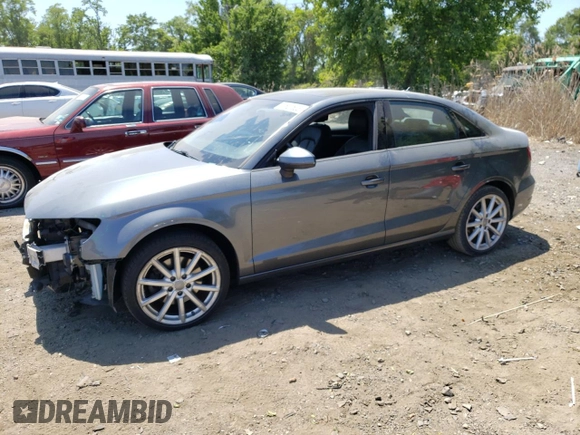 2016 Audi A3 2.0T Premium with VIN WAUB8GFFXG1060519, listed as a Copart auction lot 53621633 with 40,896 mi miles. Bid and sale history available at carsss.com. Image 1.
