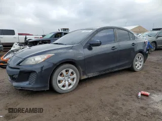 2012 Mazda 3 i Sport with VIN JM1BL1UFXC1593109, listed as a Copart auction lot 51622685 with 184,283 mi miles and Salvage Title. Bid and sale history available at DreamBid. Image 1.