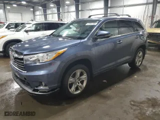 2015 Toyota Highlander Limited with VIN 5TDDKRFH9FS183319, listed as a Copart auction lot 47592705 with 146,876 mi miles and Salvage Title. Bid and sale history available at carsss.com. Image 1.