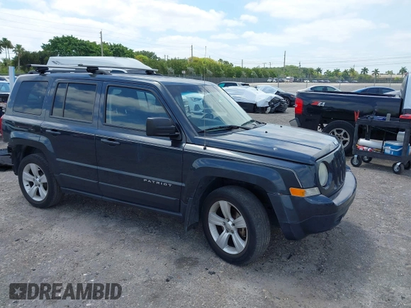 2014 Jeep Patriot Latitude with VIN 1C4NJPFA4ED604145, listed as a IAAI auction lot 42091619 with 81,119 mi miles and . Bid and sale history available at carsss.com. Image 1.