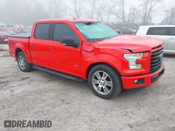 2016 Ford F-150 XL with VIN 1FTEW1CP9GKD03358, listed as a IAAI auction lot 41057089 with 104,573 mi miles and . Bid and sale history available at DreamBid. Image 1.