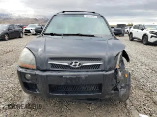 2009 Hyundai Tucson SE with VIN KM8JN72D49U975875, listed as a Copart auction lot 76923954 with 167,155 mi miles and Salvage Title. Bid and sale history available at carsss.com. Image 5.