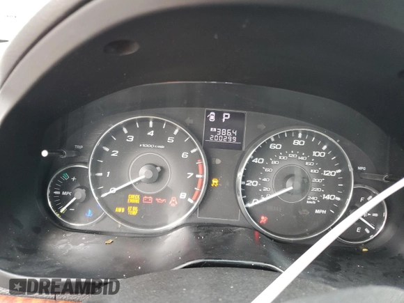 2011 Subaru Legacy Limited Power Moon with VIN 4S3BMBK65B3225333, listed as a Copart auction lot 53786325 with 200,299 mi miles and Non repairable. Bid and sale history available at DreamBid. Image 9.