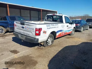 2018 Ford F-150 XL with VIN 1FTMF1C59JKF99158, listed as a IAAI auction lot 41356147 with 200,694 mi miles. Bid and sale history available at carsss.com. Image 4.