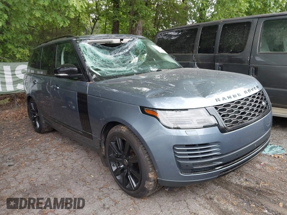 2019 Land Rover Range Rover with VIN SALGS2RE5KA516721, listed as a IAAI auction lot 42081181 with 120,147 mi miles and . Bid and sale history available at DreamBid. Image 1.