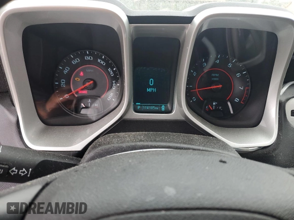 2012 Chevrolet Camaro 1LT with VIN 2G1FB1E32C9193817, listed as a Copart auction lot 56975745 with 114,105 mi miles and Salvage title. Bid and sale history available at DreamBid. Image 9.