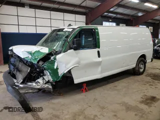 2019 Chevrolet Express Cargo Van with VIN 1GCZGHFG9K1187578, listed as a Copart auction lot 41790195 with 0 mi miles and Salvage Title. Bid and sale history available at carsss.com. Image 1.