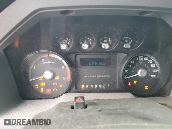 2013 Ford Super Duty F-250 SRW XL with VIN 1FT7X2BTXDEA59689, listed as a Copart auction lot 79294264 with 222,764 mi miles and Salvage Title. Bid and sale history available at carsss.com. Image 9.