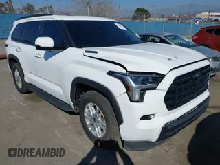 2023 Toyota Sequoia SR5 with VIN 7SVAAABA1PX004224, listed as a IAAI auction lot 41653564 with 55,132 mi miles. Bid and sale history available at carsss.com. Image 1.