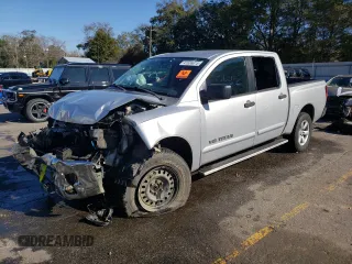 2011 Nissan Titan SL with VIN 1N6AA0EC3BN314510, listed as a Copart auction lot 41636015 with 186,581 mi miles and Salvage Title. Bid and sale history available at carsss.com. Image 1.