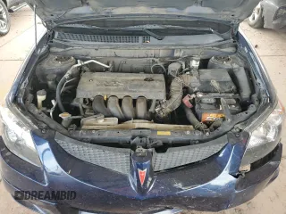 2004 Pontiac Vibe with VIN 5Y2SL62824Z459649, listed as a Copart auction lot 59057345 with 220,515 mi miles and Salvage title. Bid and sale history available at DreamBid. Image 11.