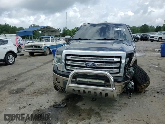 2013 Ford F-150 XL with VIN 1FTFW1ET1DFC76868, listed as a Copart auction lot 60049605 with 132,331 mi miles and Salvage title. Bid and sale history available at DreamBid. Image 13.