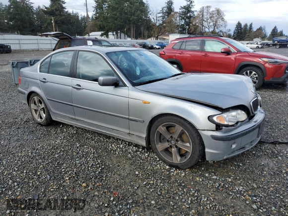 2005 BMW 3 Series 330i with VIN WBAEV53455KM40372, listed as a Copart auction lot 80758844 with 149,065 mi miles and Salvage Title. Bid and sale history available at carsss.com. Image 4.