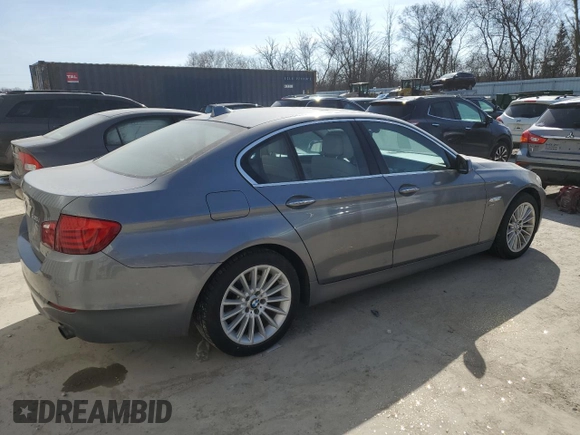 2011 BMW 5 Series 535i xDrive with VIN WBAFU7C52BC875433, listed as a Copart auction lot 48753515 with 113,529 mi miles and Non Repairable. Bid and sale history available at carsss.com. Image 3.