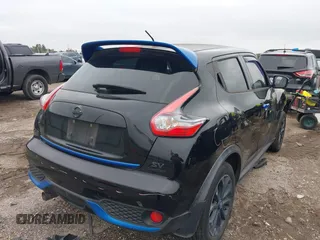 2015 Nissan Juke S with VIN JN8AF5MR3FT508225, listed as a IAAI auction lot 41066571 with 131,319 mi miles. Bid and sale history available at carsss.com. Image 4.