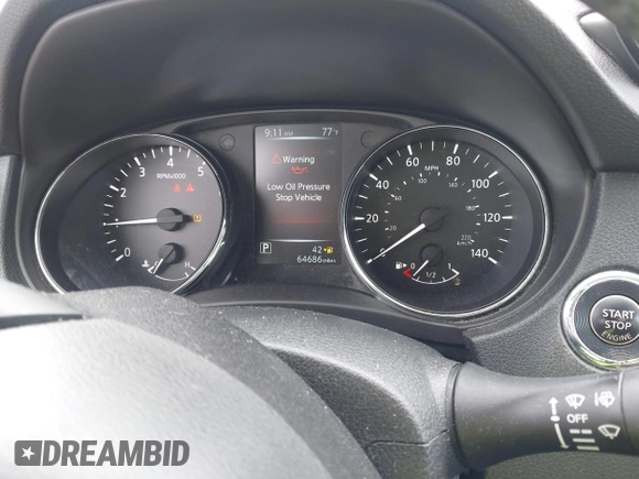 2017 Nissan Rogue SV with VIN 5N1AT2MV5HC812557, listed as a IAAI auction lot 42677622 with 64,686 mi miles and . Bid and sale history available at DreamBid. Image 7.