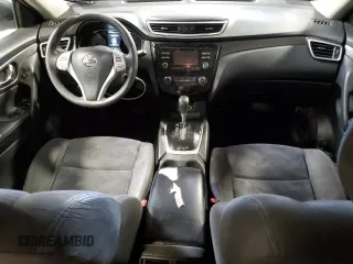 2015 Nissan Rogue SV with VIN KNMAT2MV3FP586481, listed as a Copart auction lot 53128015 with 124,834 mi miles and Salvage Title. Bid and sale history available at carsss.com. Image 8.