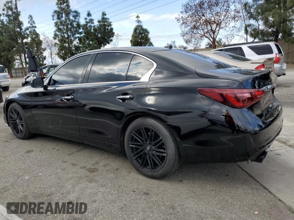 2018 Infiniti Q50 Sport with VIN JN1EV7APXJM365536, listed as a Copart auction lot 42634205 with 44,736 mi miles and Clean Title. Bid and sale history available at carsss.com. Image 2.