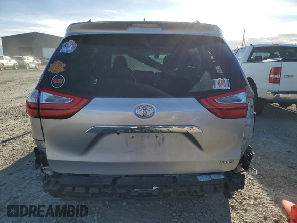 2017 Toyota Sienna XLE Auto Access Seat with VIN 5TDYZ3DC9HS828653, listed as a Copart auction lot 50090315 with 76,894 mi miles and Salvage Title. Bid and sale history available at carsss.com. Image 6.