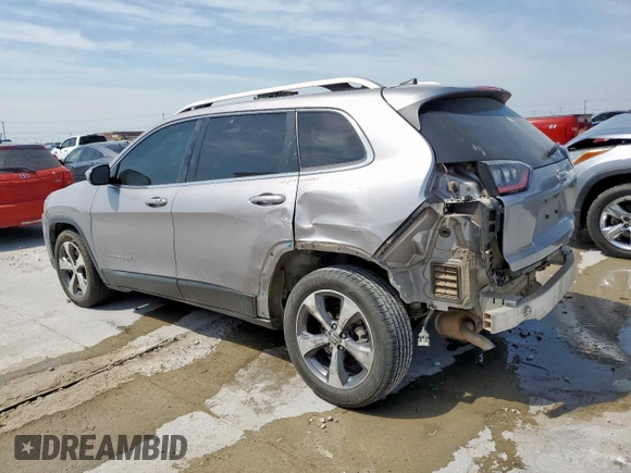 2020 Jeep Cherokee Limited with VIN 1C4PJLDB6LD538403, listed as a Copart auction lot 53319845 with 82,742 mi miles and Salvage title. Bid and sale history available at DreamBid. Image 2.