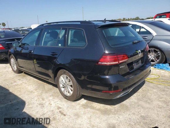 2019 Volkswagen Golf SportWagen S with VIN 3VWY57AU5KM510663, listed as a Copart auction lot 75022774 with 43,595 mi miles and Non Repairable. Bid and sale history available at carsss.com. Image 2.