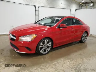 2019 Mercedes-Benz CLA with VIN WDDSJ4GBXKN724827, listed as a Copart auction lot 46176575 with 58,865 mi miles and Clean Title. Bid and sale history available at carsss.com. Image 1.