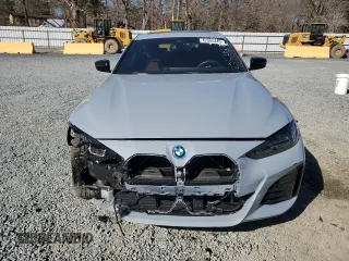 2024 BMW i4 eDrive35 with VIN WBY43AW06RFS25571, listed as a Copart auction lot 47365445 with 13,597 mi miles and Salvage Title. Bid and sale history available at carsss.com. Image 5.