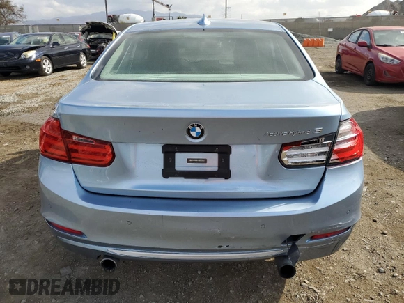 2013 BMW 3 Series ActiveHybrid 3 with VIN WBA3F9C59DF145044, listed as a Copart auction lot 43006015 with 85,046 mi miles and Salvage Title. Bid and sale history available at carsss.com. Image 6.