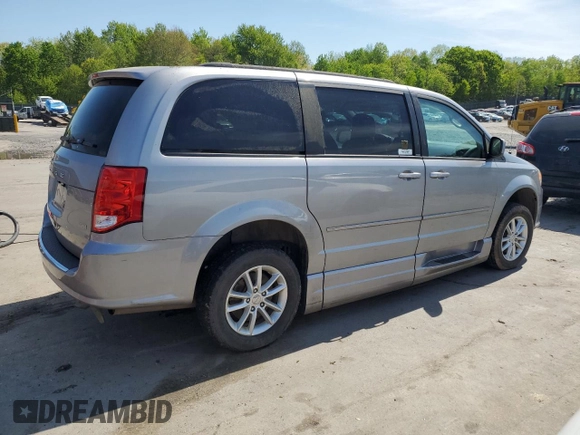 2013 Dodge Grand Caravan SXT with VIN 2C4RDGCG9DR628406, listed as a Copart auction lot 56484915 with 16,823 mi miles and Clean Title. Bid and sale history available at DreamBid. Image 3.