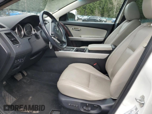 2014 Mazda CX-9 Grand Touring with VIN JM3TB3DV0E0437557, listed as a Copart auction lot 46899435 with 98,525 mi miles and Clean Title. Bid and sale history available at DreamBid. Image 7.