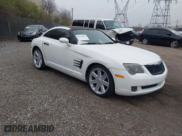 2005 Chrysler Crossfire Limited z VIN 1C3AN69L85X029304, wystawiony jako IAAI lot #41938178 z przebiegiem 107 751 mil mil oraz . Historia ofert i sprzedaży dostępna na DreamBid. Obrazek 1.