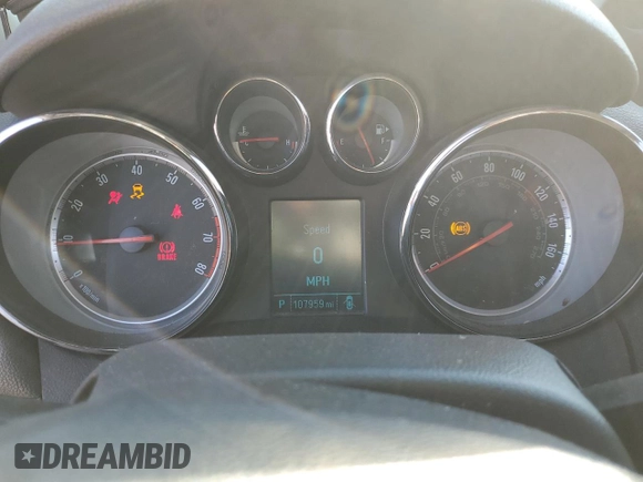 2014 Buick Encore Convenience with VIN KL4CJBSBXEB744506, listed as a Copart auction lot 75501304 with 107,959 mi miles and Salvage Title. Bid and sale history available at DreamBid. Image 9.