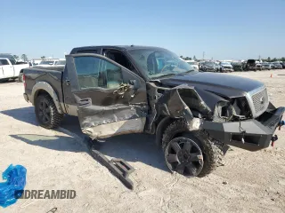 2007 Ford F-150 XLT with VIN 1FTPW14V77KC10974, listed as a Copart auction lot 52393455 with 167,297 mi miles and Salvage Title. Bid and sale history available at DreamBid. Image 4.