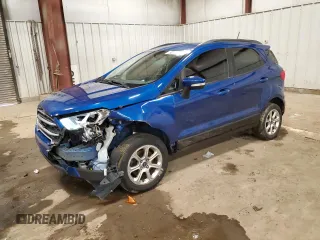 2018 Ford EcoSport SE z VIN MAJ3P1TEXJC212772, wystawiony jako Copart lot #52376005 z przebiegiem 102 028 mil mil oraz Tytuł czysty. Historia ofert i sprzedaży dostępna na DreamBid. Obrazek 1.