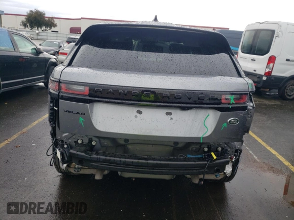 2022 Land Rover Range Rover Velar R-Dynamic S with VIN SALYT2EX7NA331812, listed as a Copart auction lot 43023804 with 14,092 mi miles. Bid and sale history available at carsss.com. Image 6.