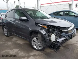 2019 Honda HR-V EX with VIN 3CZRU5H59KM712381, listed as a IAAI auction lot 41883972 with 39,260 mi miles. Bid and sale history available at carsss.com. Image 1.