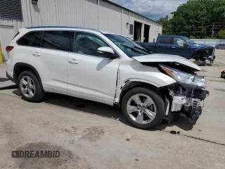 2017 Toyota Highlander Limited with VIN 5TDYZRFH8HS202829, listed as a Copart auction lot 58391795 with 81,957 mi miles and Salvage title. Bid and sale history available at DreamBid. Image 4.