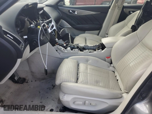 2017 Infiniti Q50 Red Sport 400 with VIN JN1FV7AP5HM851332, listed as a Copart auction lot 84598074 with Not Provided miles and Salvage Title. Bid and sale history available at DreamBid. Image 7.